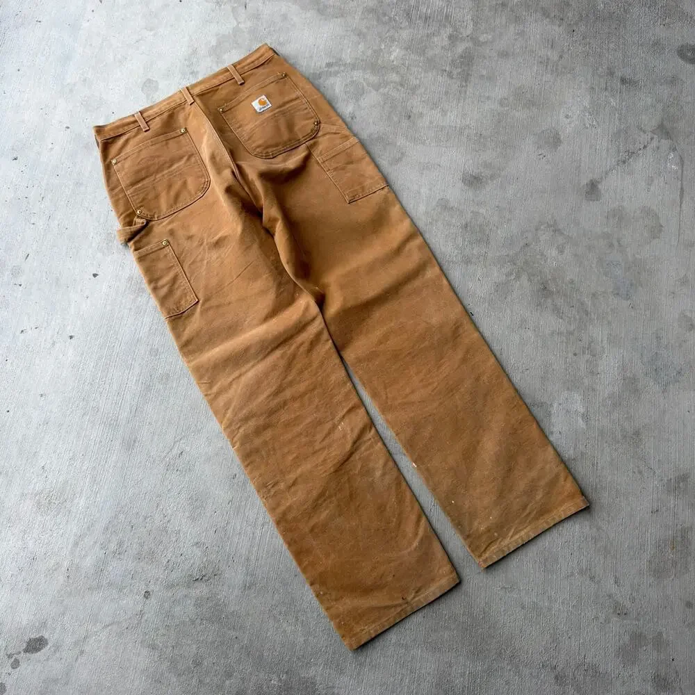 Carhartt brown double knee work wear carpenter pants - Picture 4 of 6